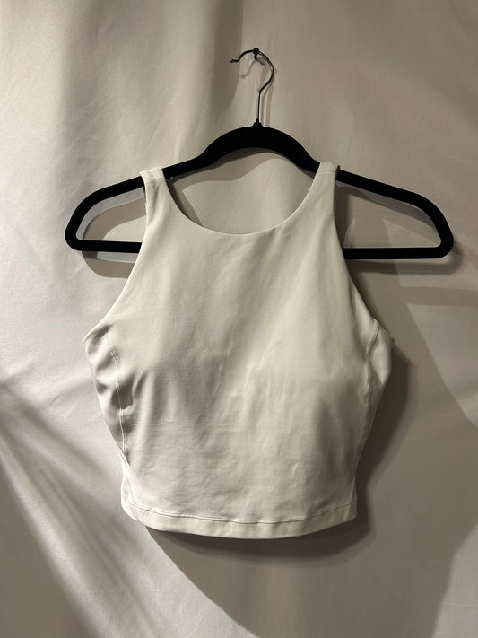 Lululemon White Tank with Bra 6