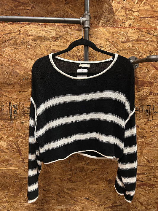 Promesa Striped Crop Sweater M