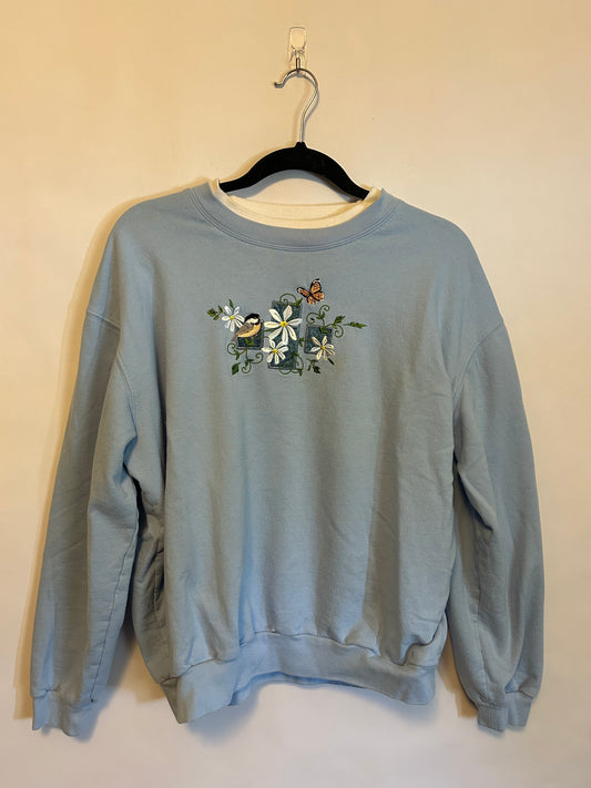 Decorated Originals Light Blue Sweatshirt XL