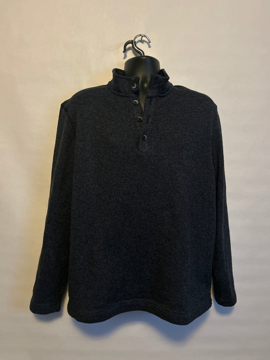 Van Heusen Button Up Navy Sweater L