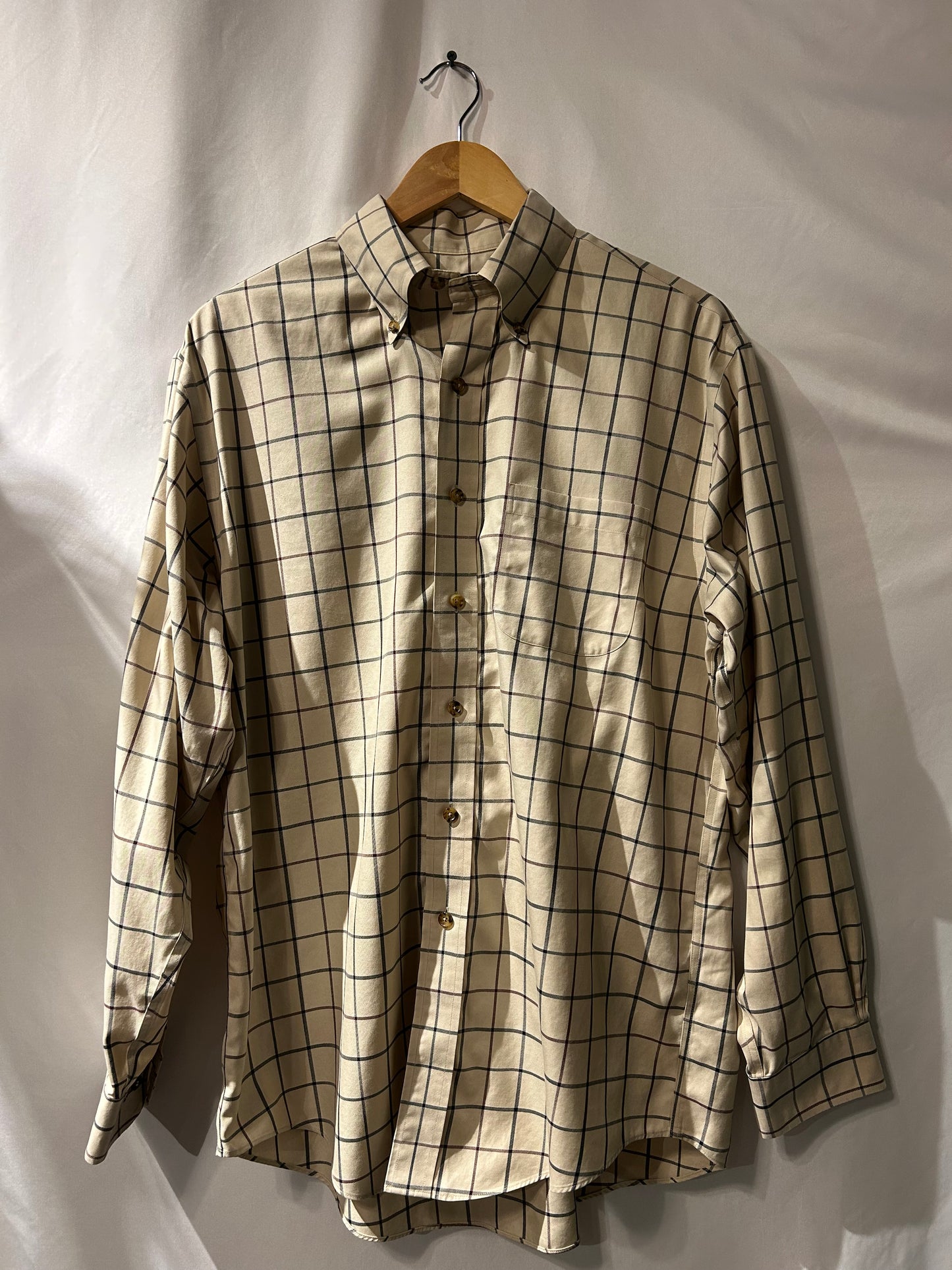 Brooks Brothers Country Club Checkered Button Up M