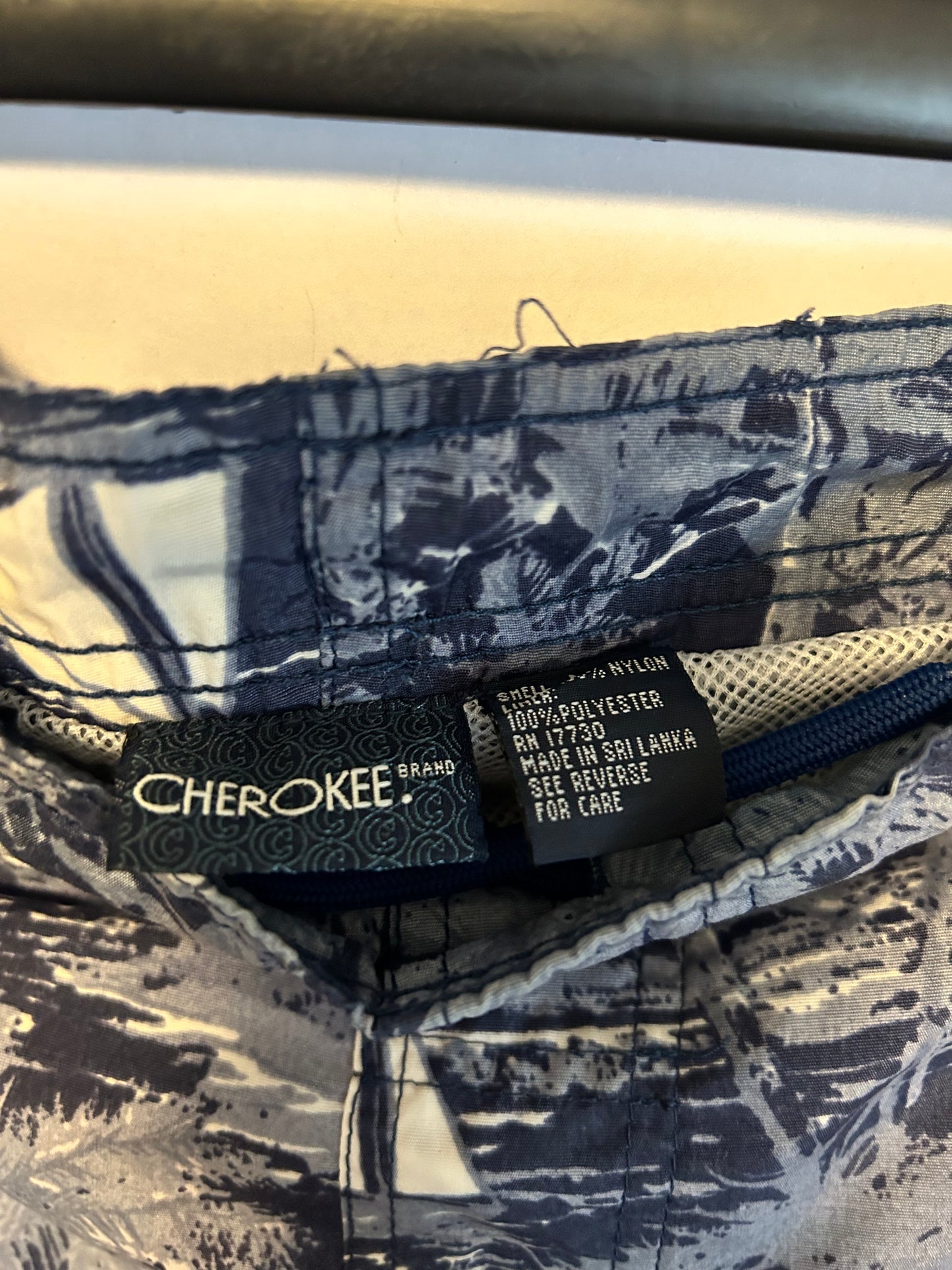 Cherokee Blue Swim Trunks M