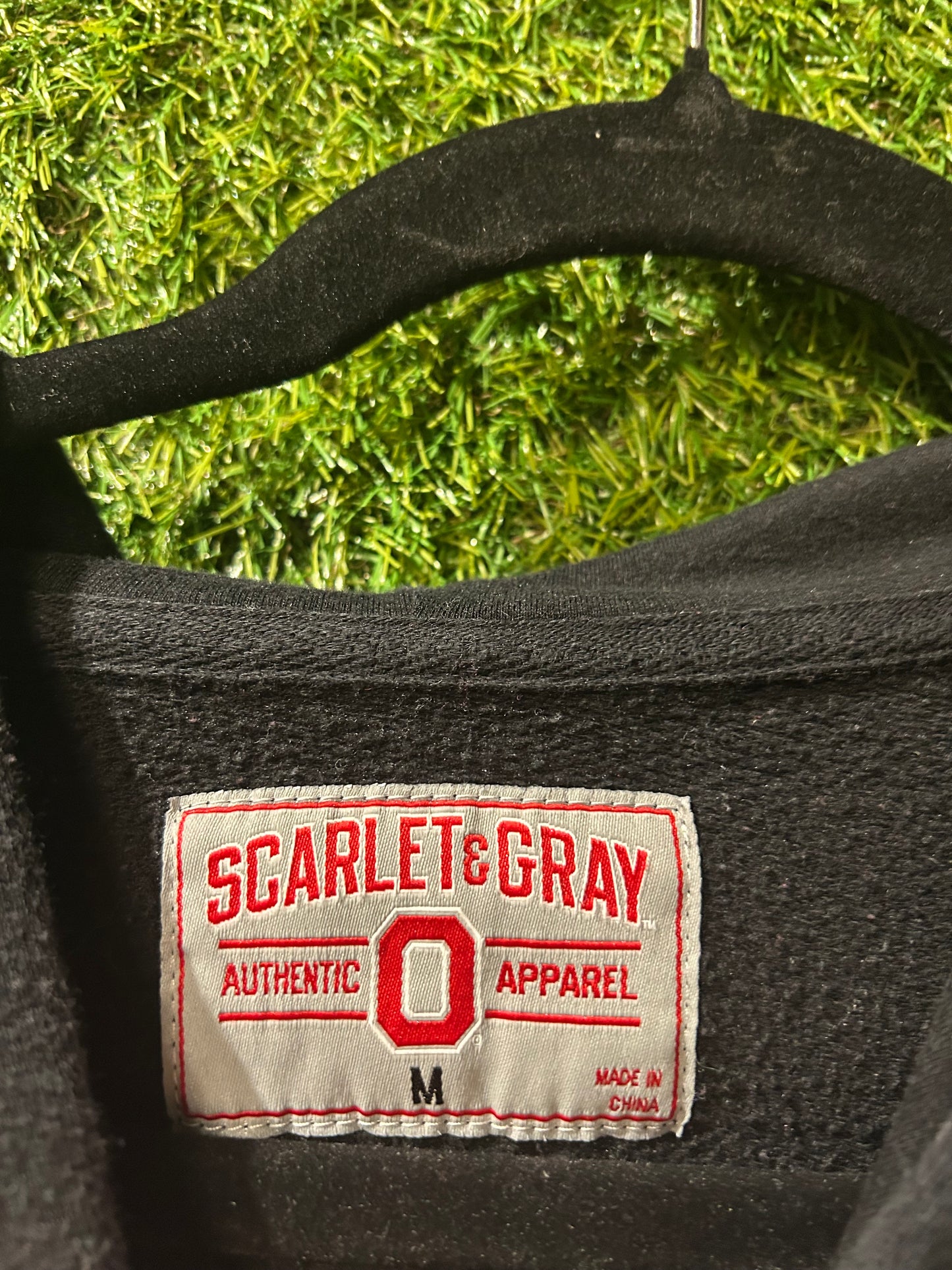 Scarlet & Gray Ohio Chenille Embroidered Sweatshirt M