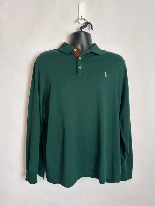 Polo Ralph Lauren Dark Green Button Up L