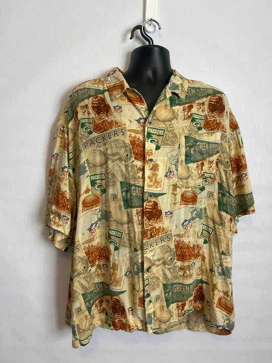 Vintage Packers Button Up XL