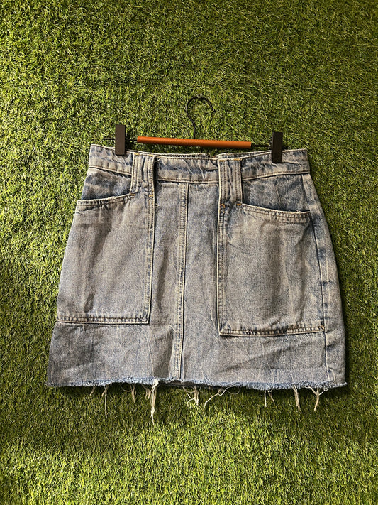 We The Free Denim Skirt 6