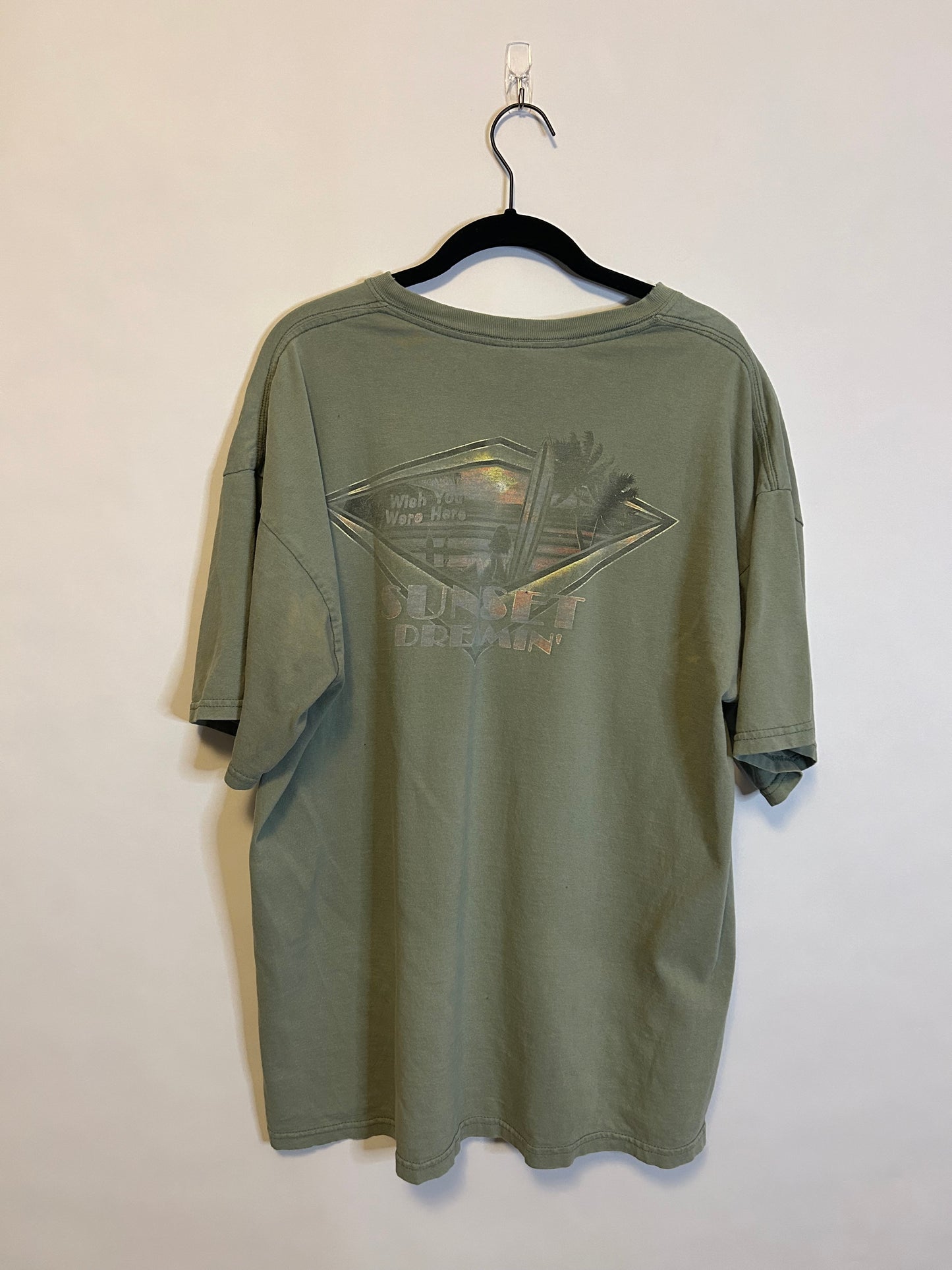 Sunset Dreamin’ Green T-Shirt XL