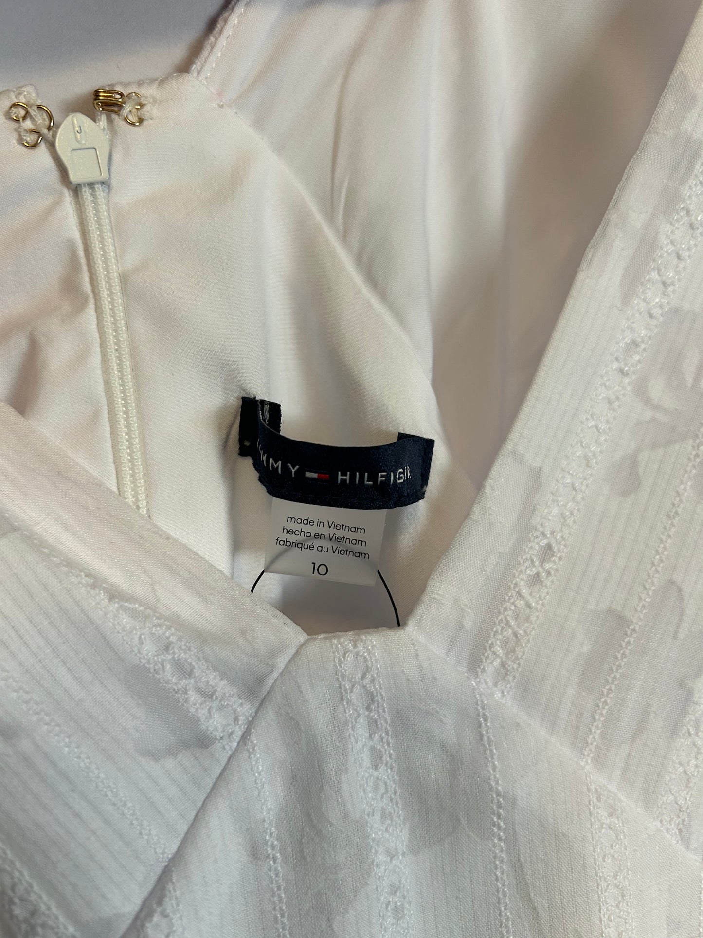 Tommy Hilfiger White Dress 10