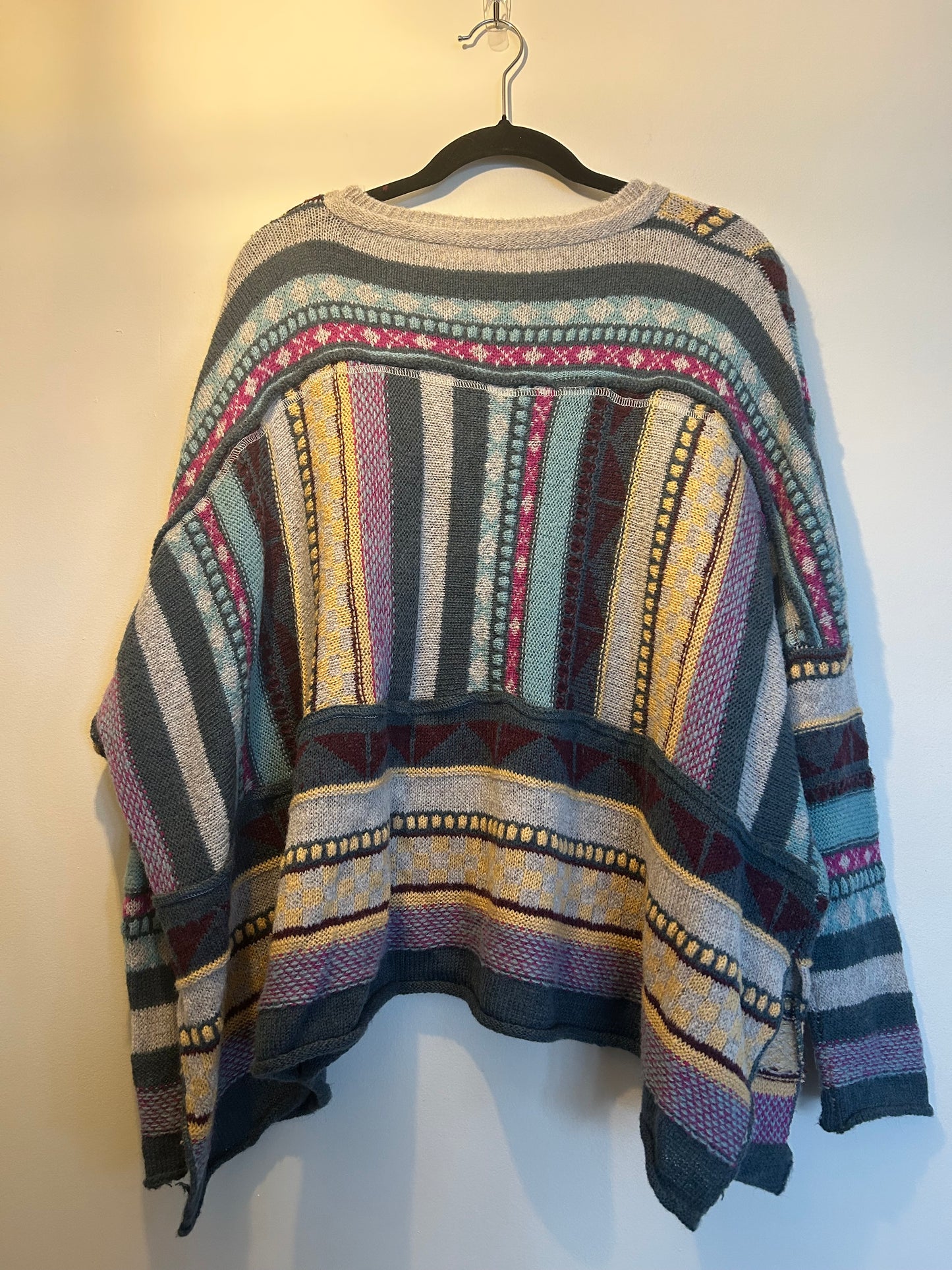 Easel Boho Oversized Sweater S