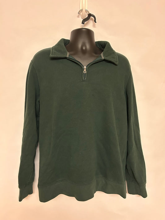 Croft&Barrow Zip Up Green L