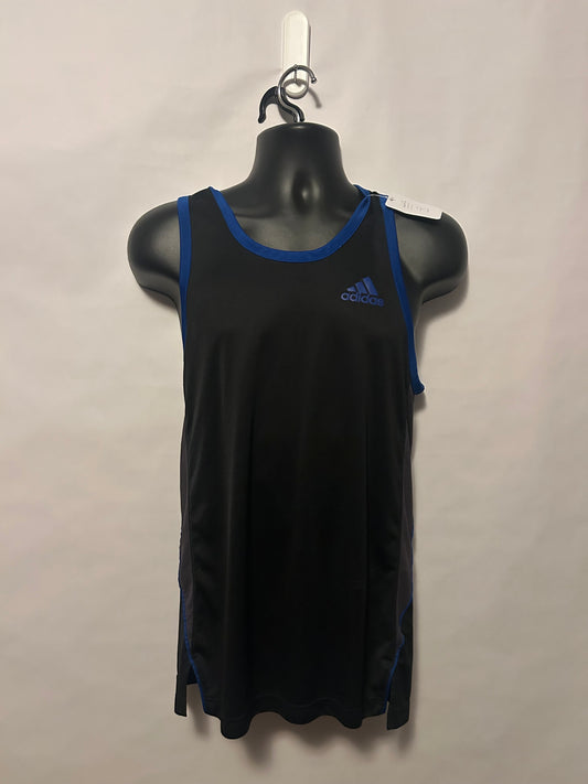 Adidas Blue and Grey Tank M