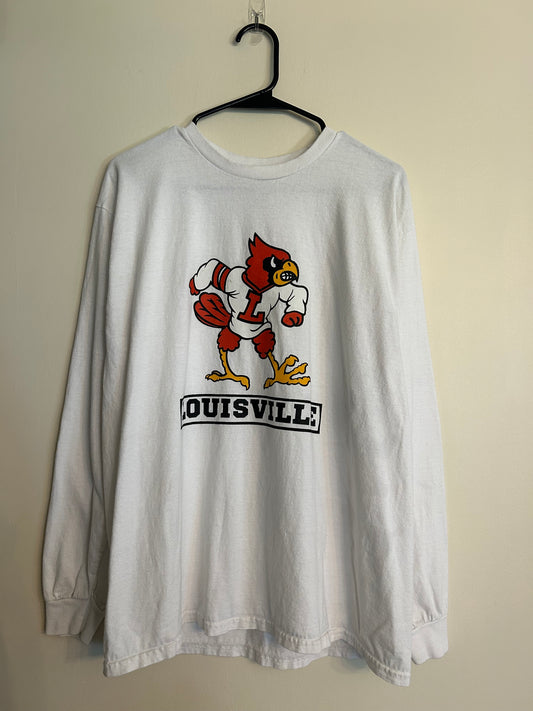 Retro Fighting Cardinal UofL Long Sleeve L