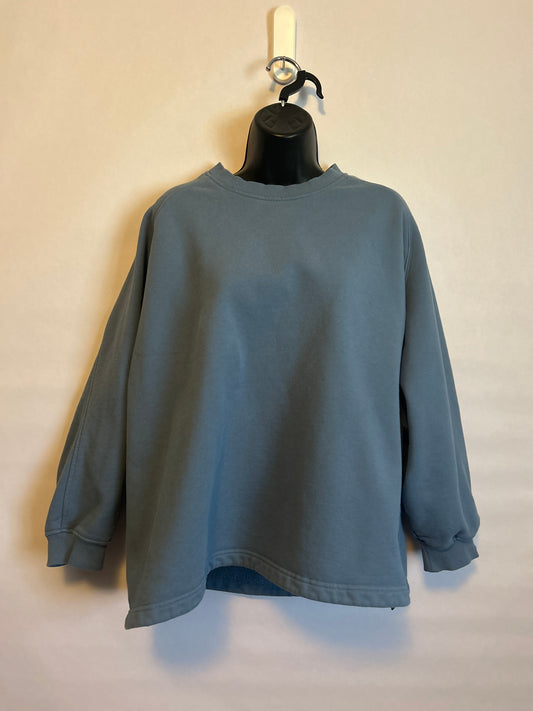 Oak + Fort Loose Fit Blue Sweatshirt S