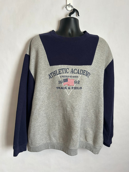 Vintage Athletic Academy Track & Field Sweatshirt 2XL