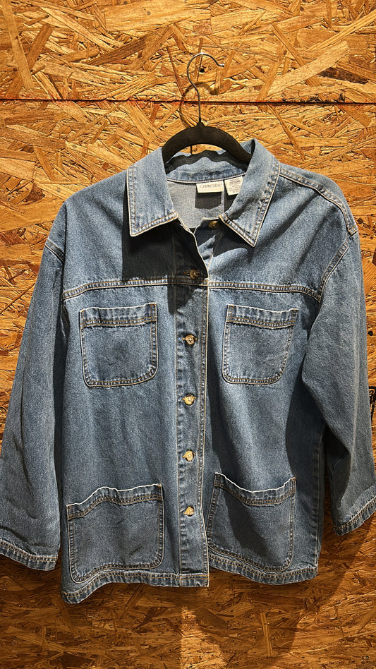 Cabin Creek Denim Button Up M
