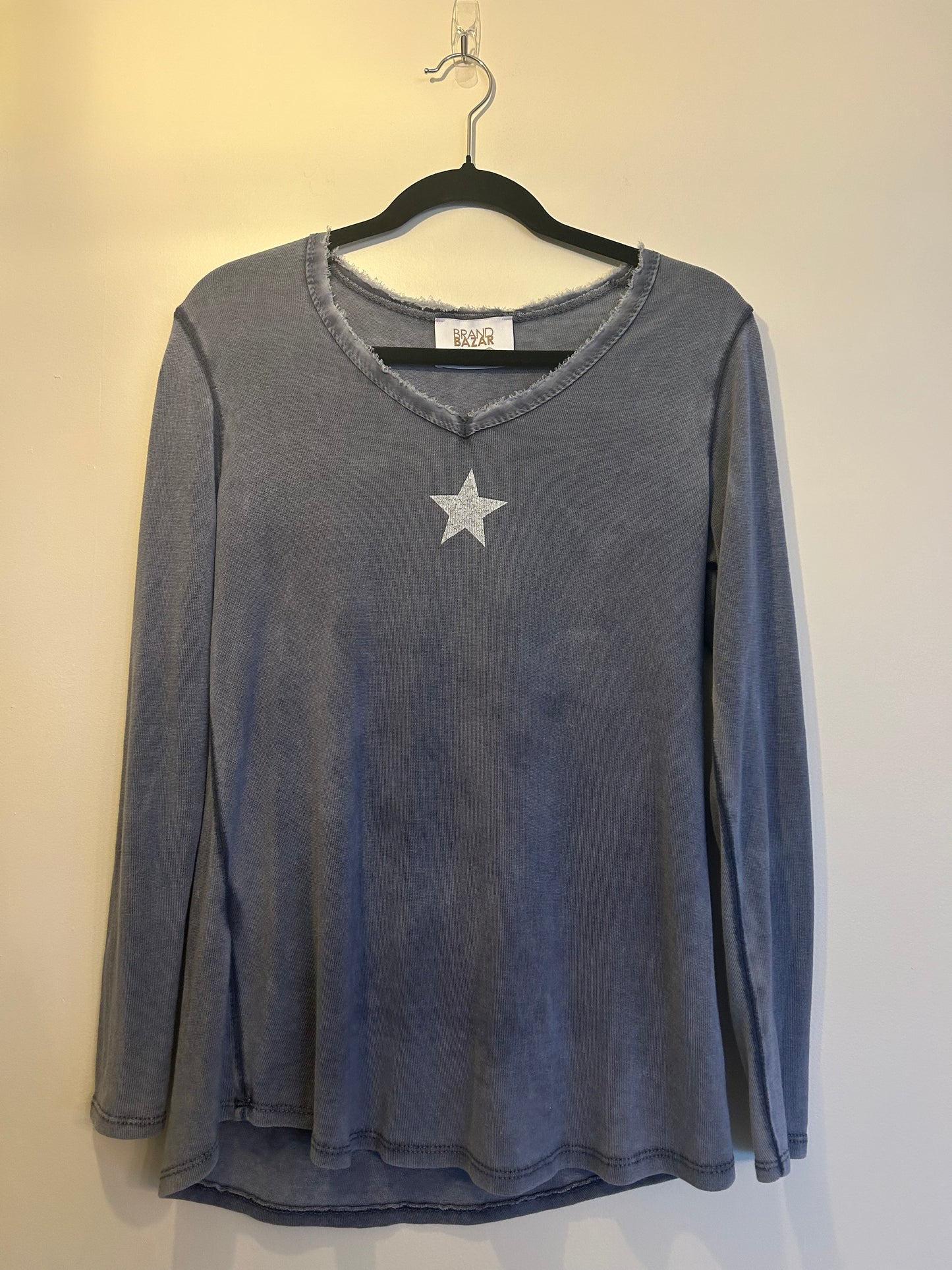 Brand Bazar Star Grey Long Sleeve M/L