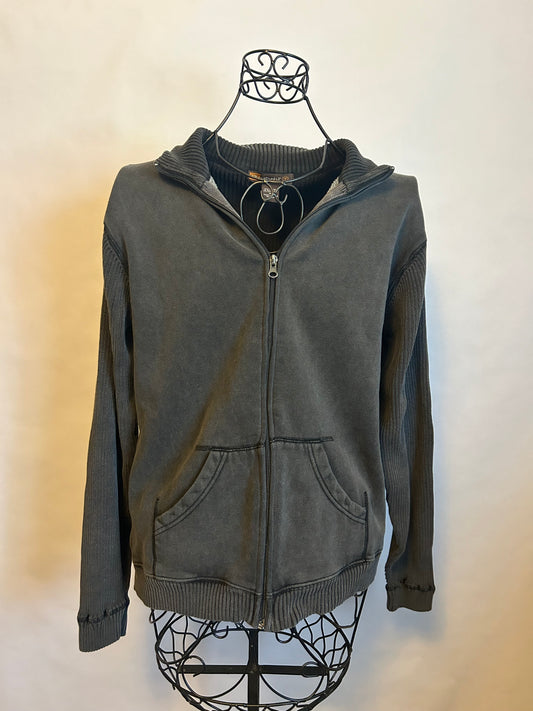 Retrofit Dark Grey Zip-Up M