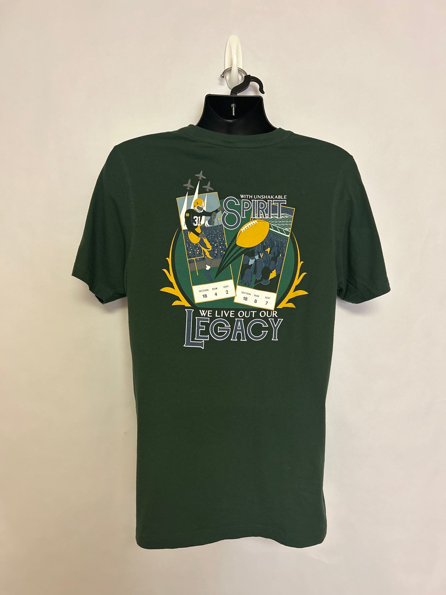 ND Irish Football T-Shirt L