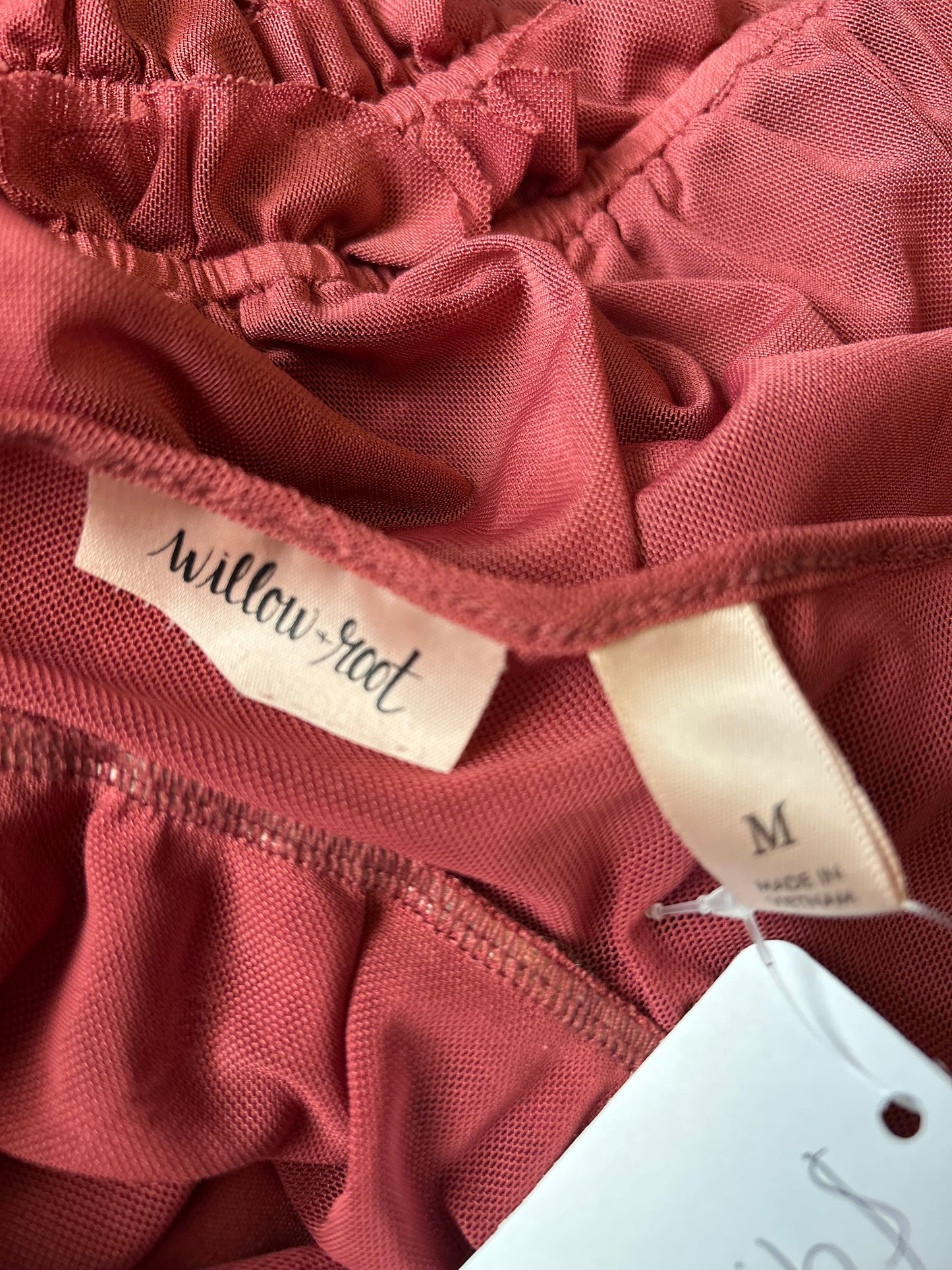 Willow Root Ruffle Shirt M
