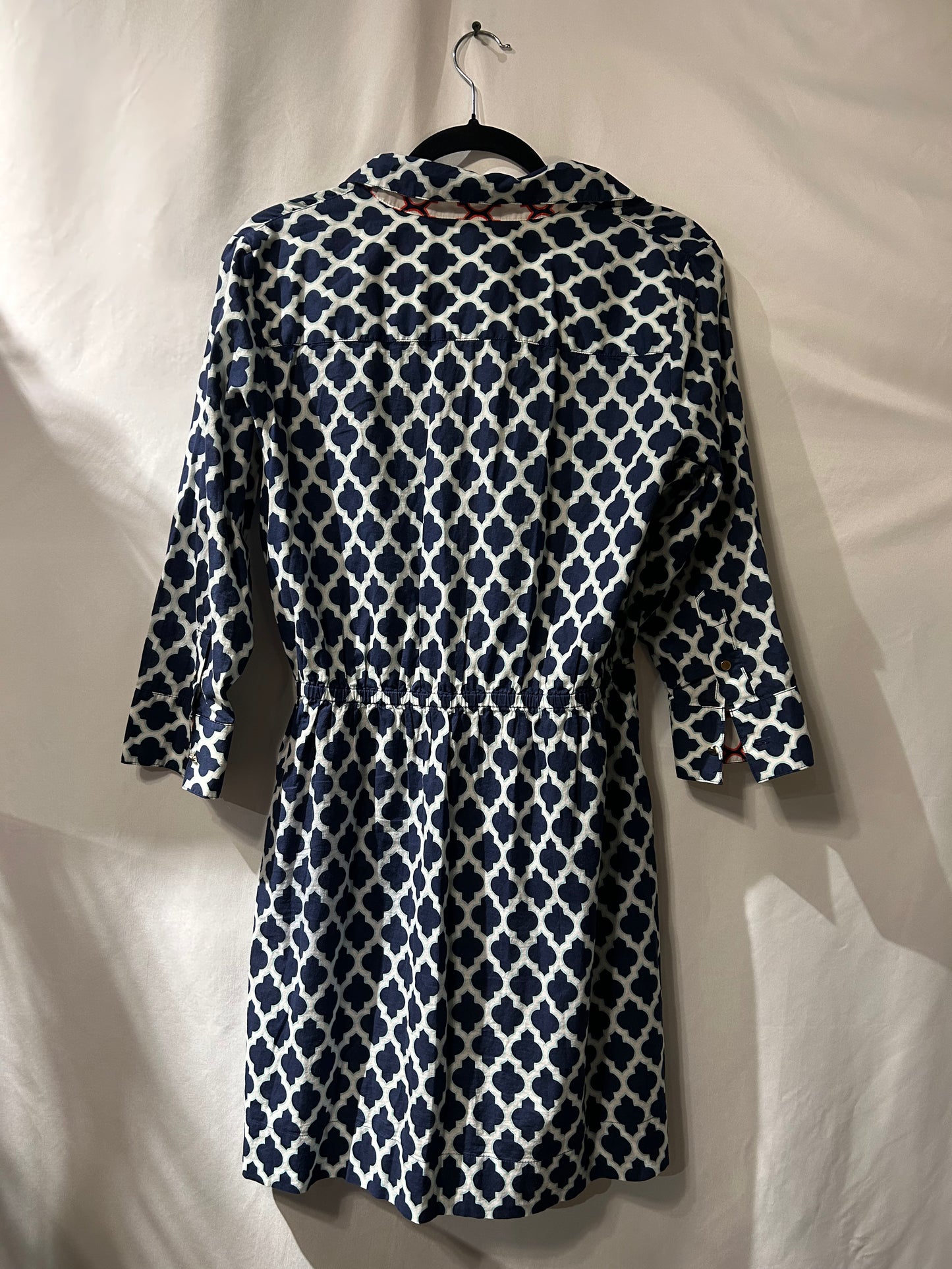 Land’s End Navy and White Dress S