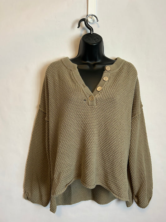Blu Pepper Sage Sweater L