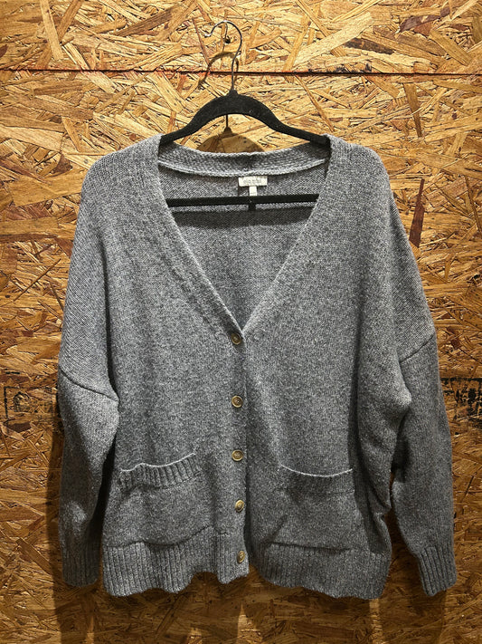 Ella Moss Grey Cardigan 2X