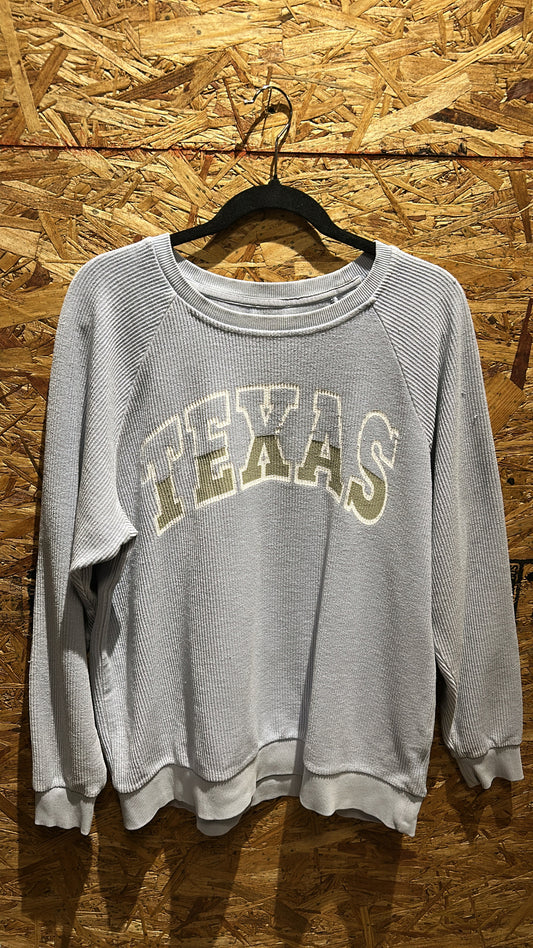 Altar’d State Texas Ribbed Sweatshirt S (oversized)