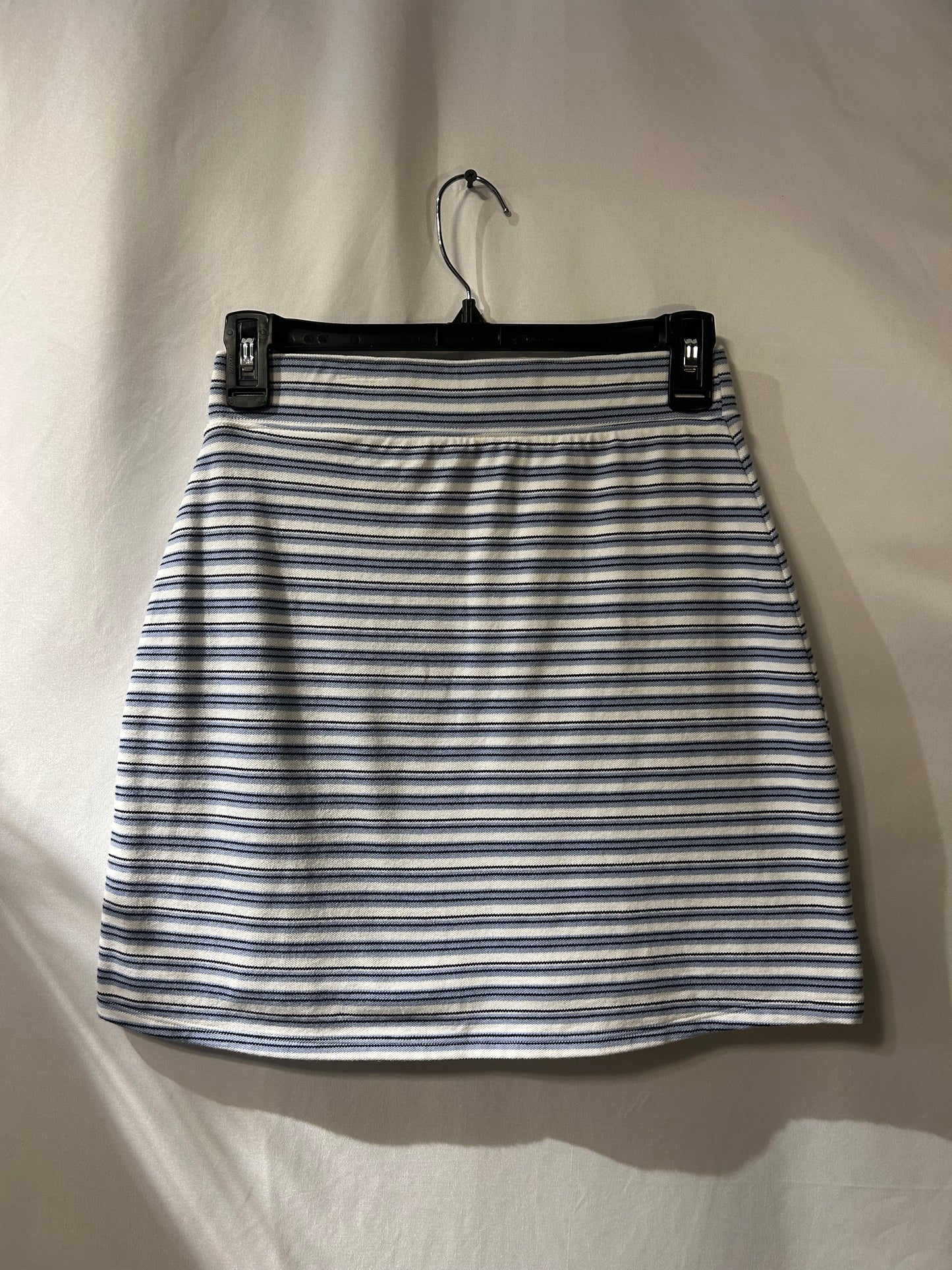Hollister High Rise Blue & White Skirt XS