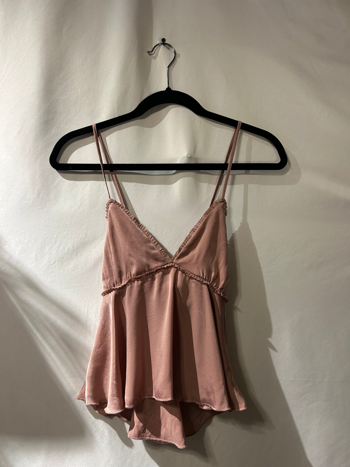 Kimchi Blue Ruffle-Trim Babydoll Tank M