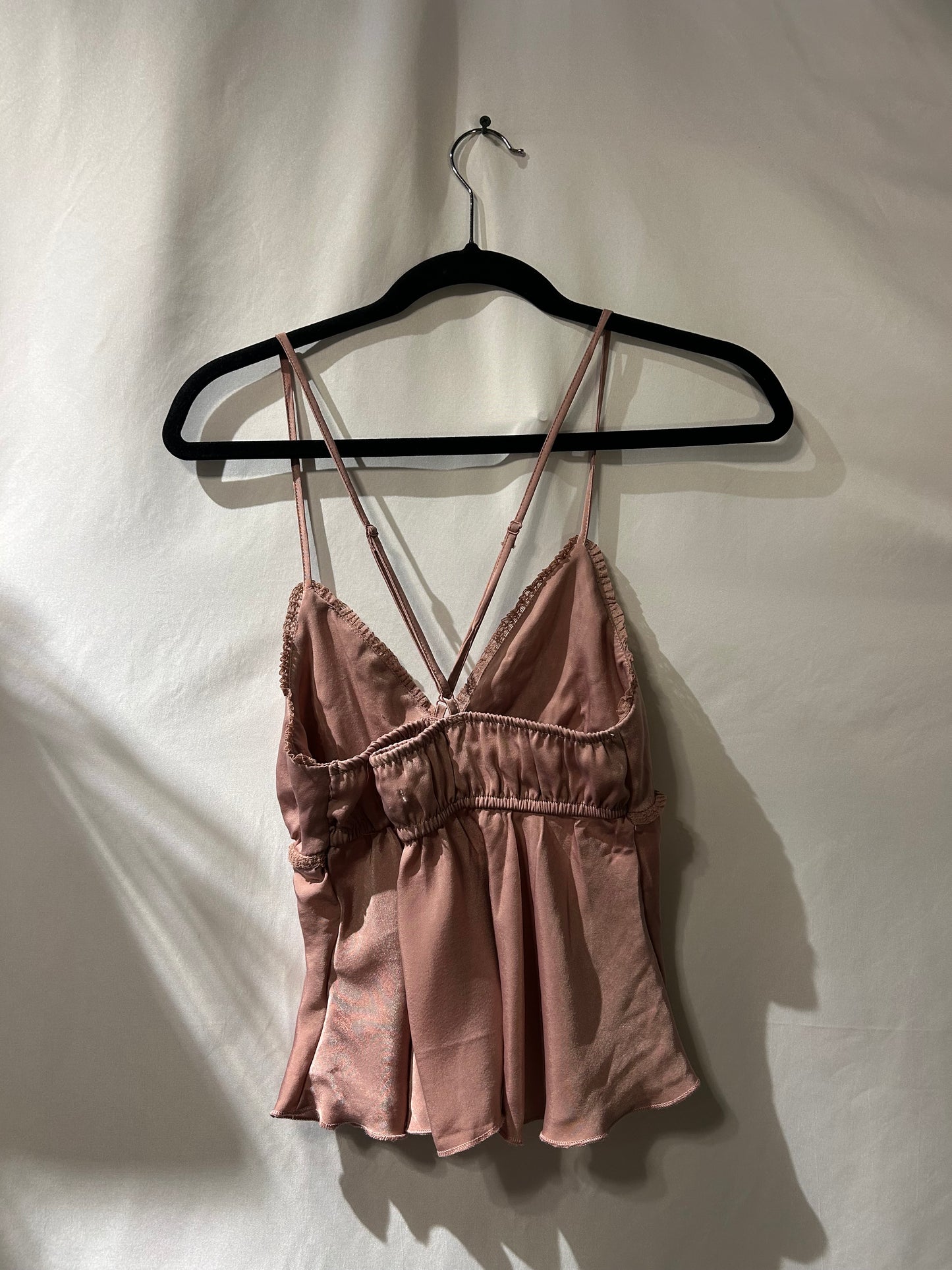 Kimchi Blue Ruffle-Trim Babydoll Tank M