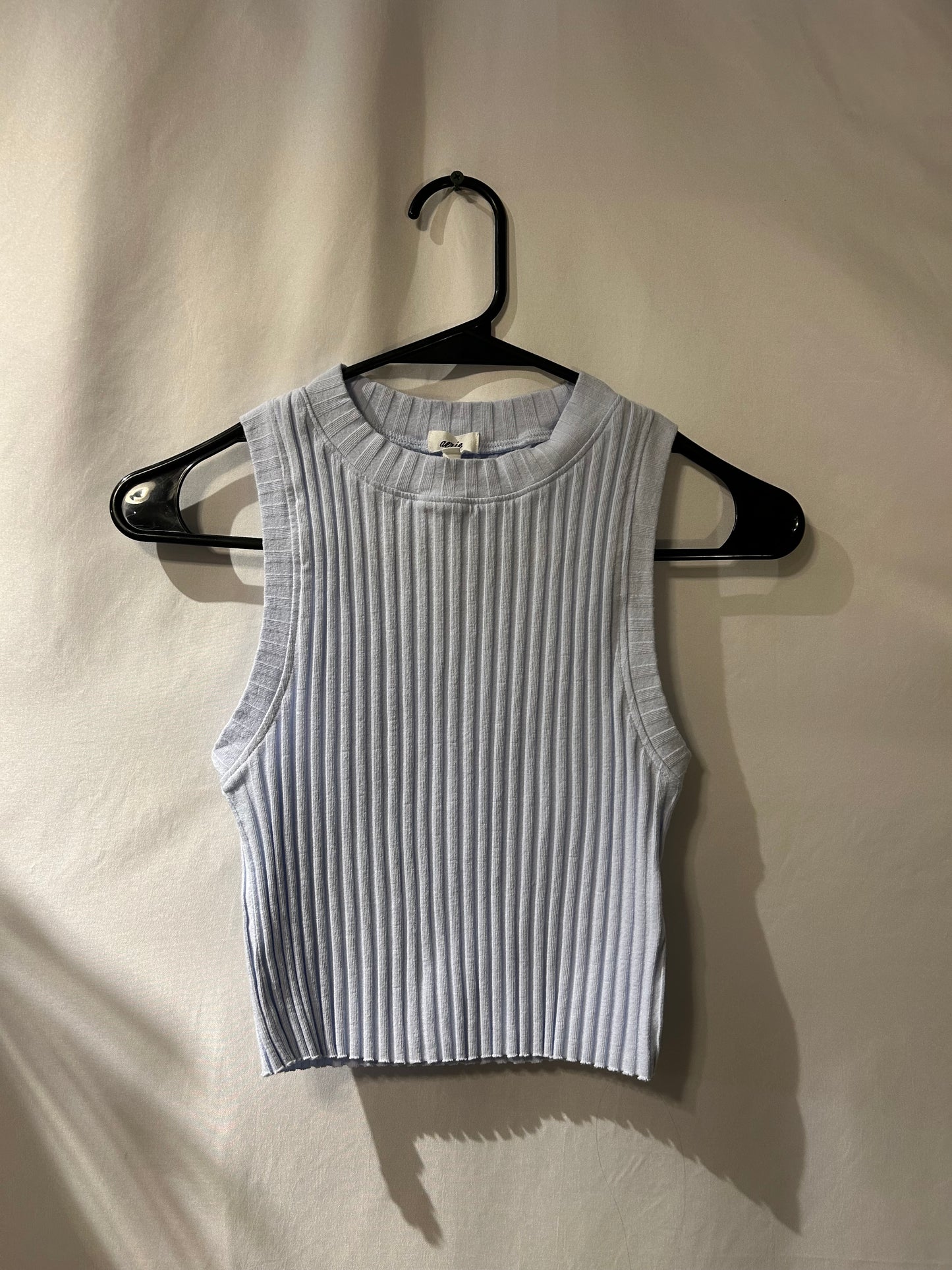 Aerie Ribbed Baby Blue Tank XS
