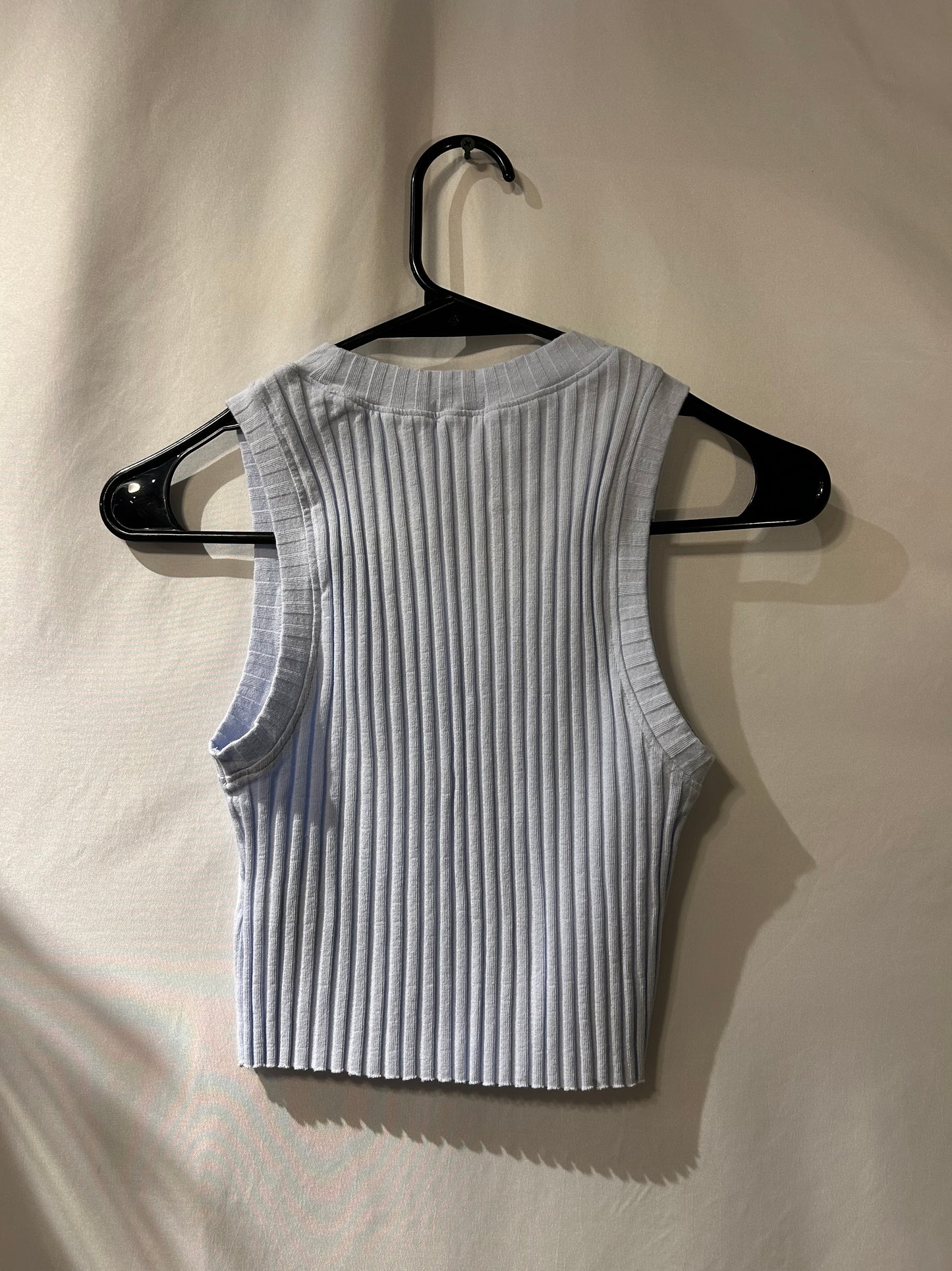 Aerie Ribbed Baby Blue Tank XS