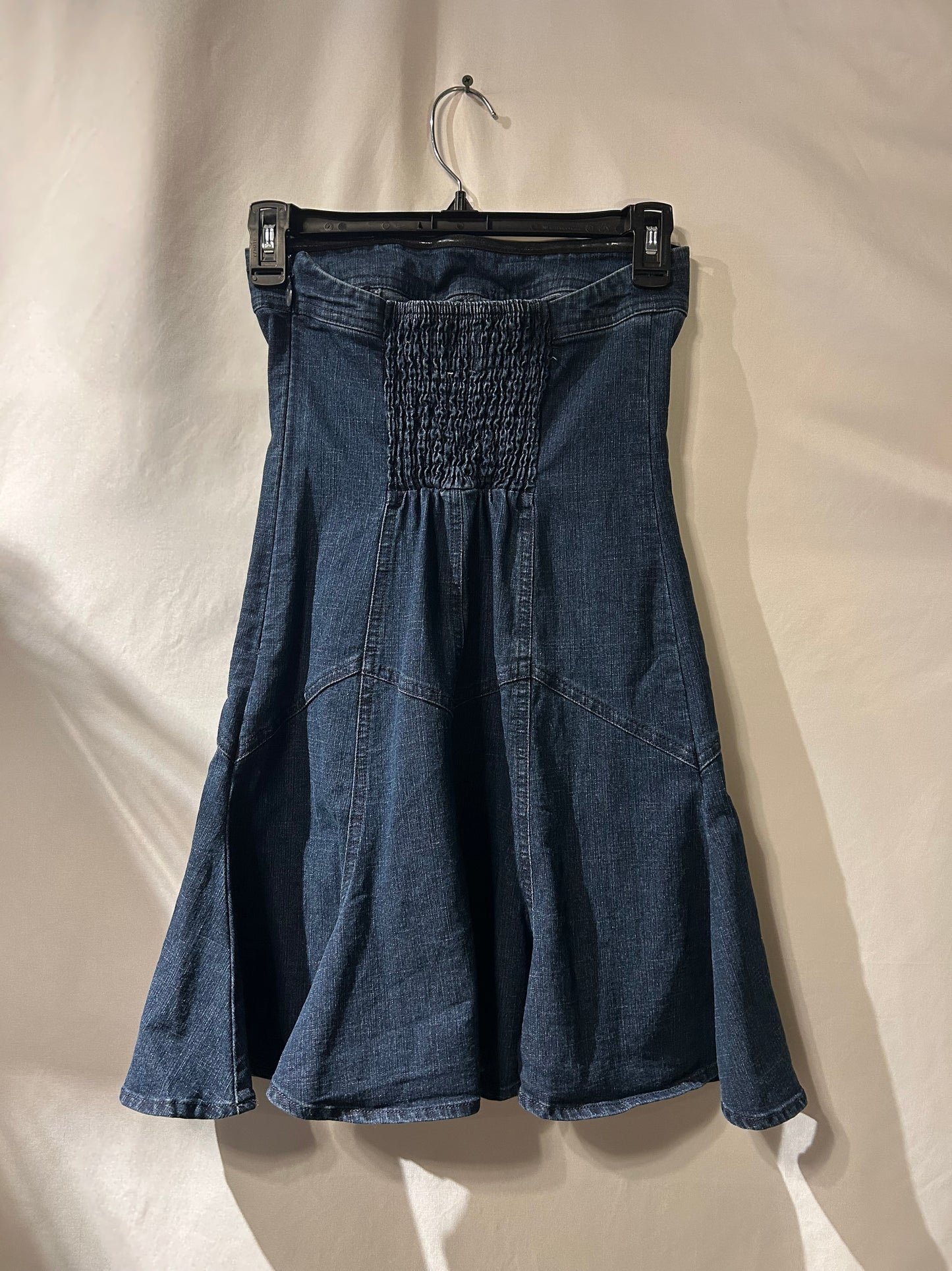 BDG Jean Strapless Dress XS
