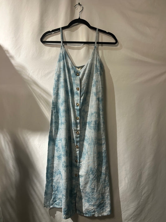Roxy Button-Front Midi Dress XS
