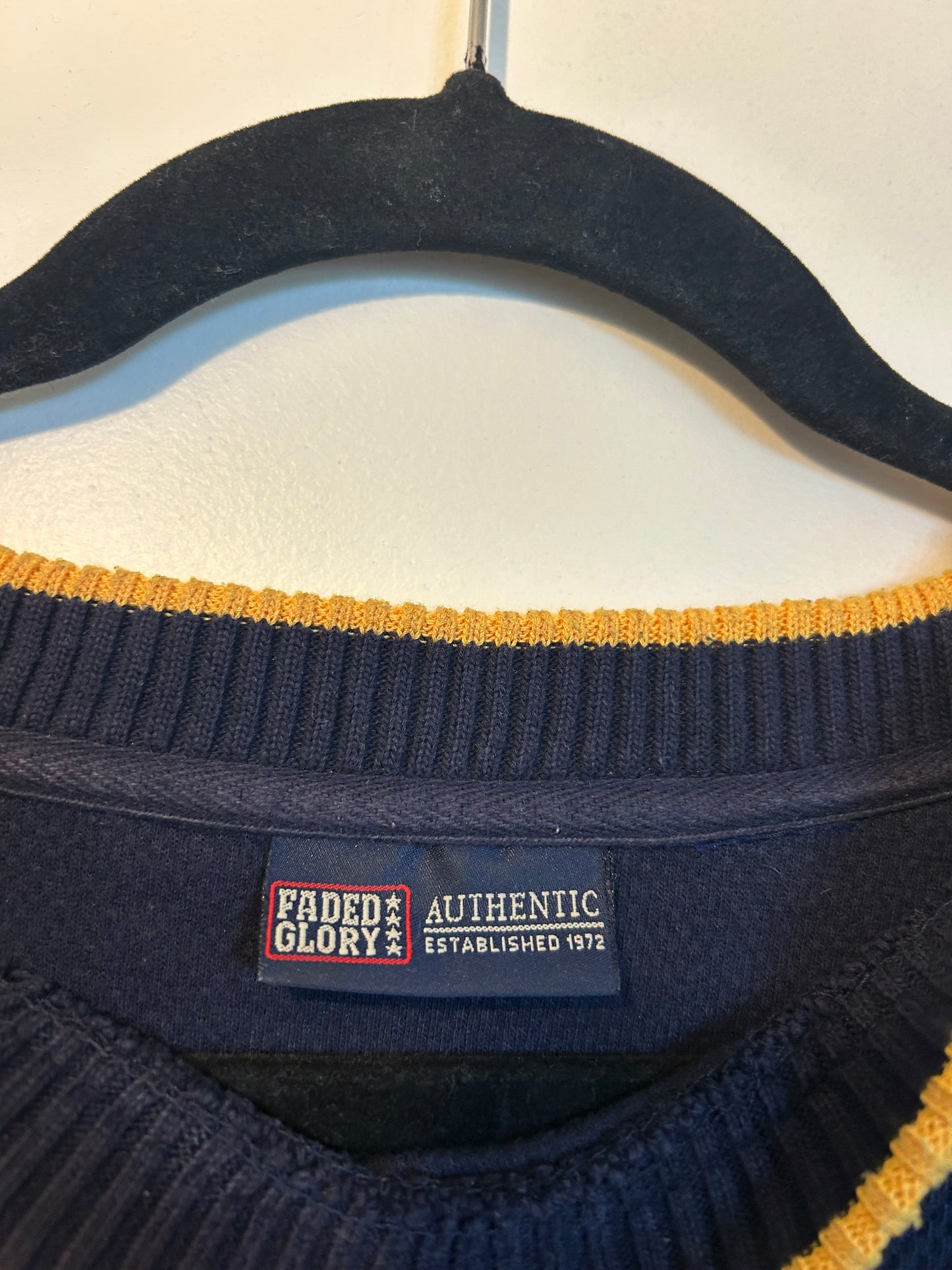 Faded Glory Navy Sweater XL