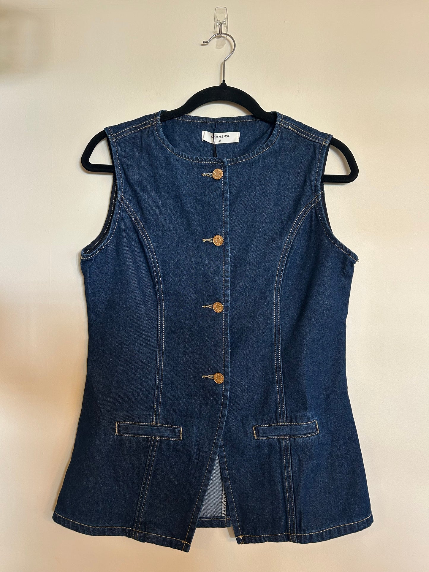 Commense Denim Vest M (New with tags)
