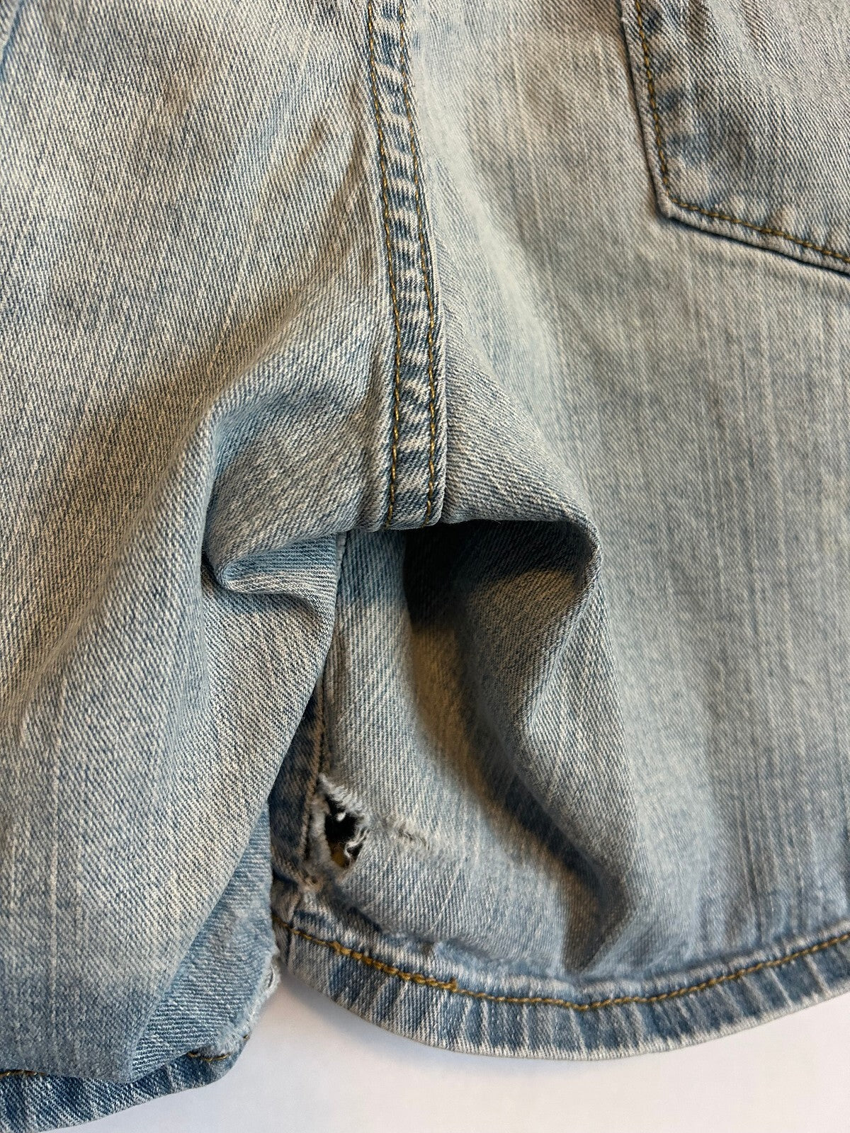 Levi Strauss Double-Button Denim Shorts 14