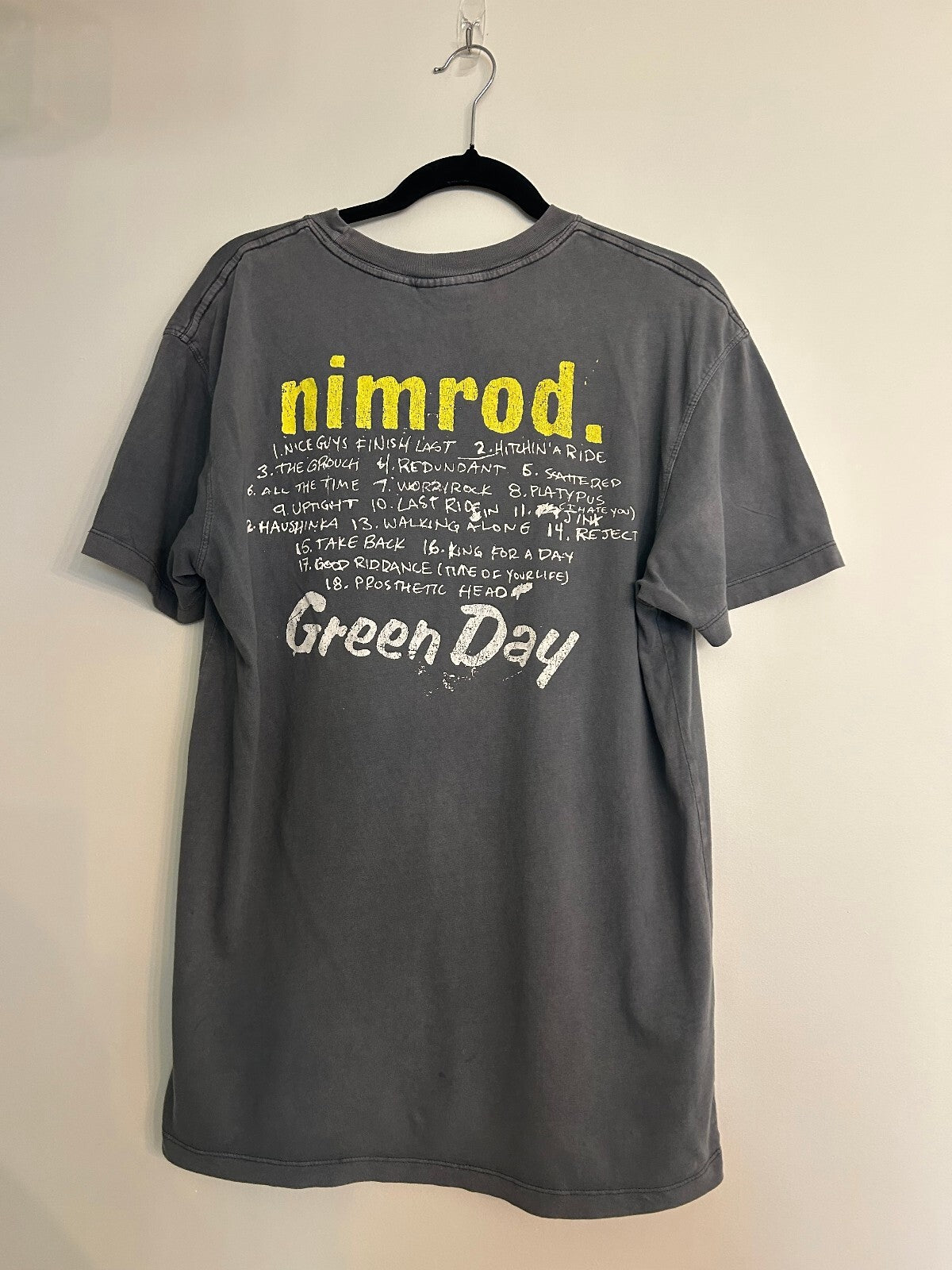 Green Day Nimrod Graphic T-Shirt S (oversized)