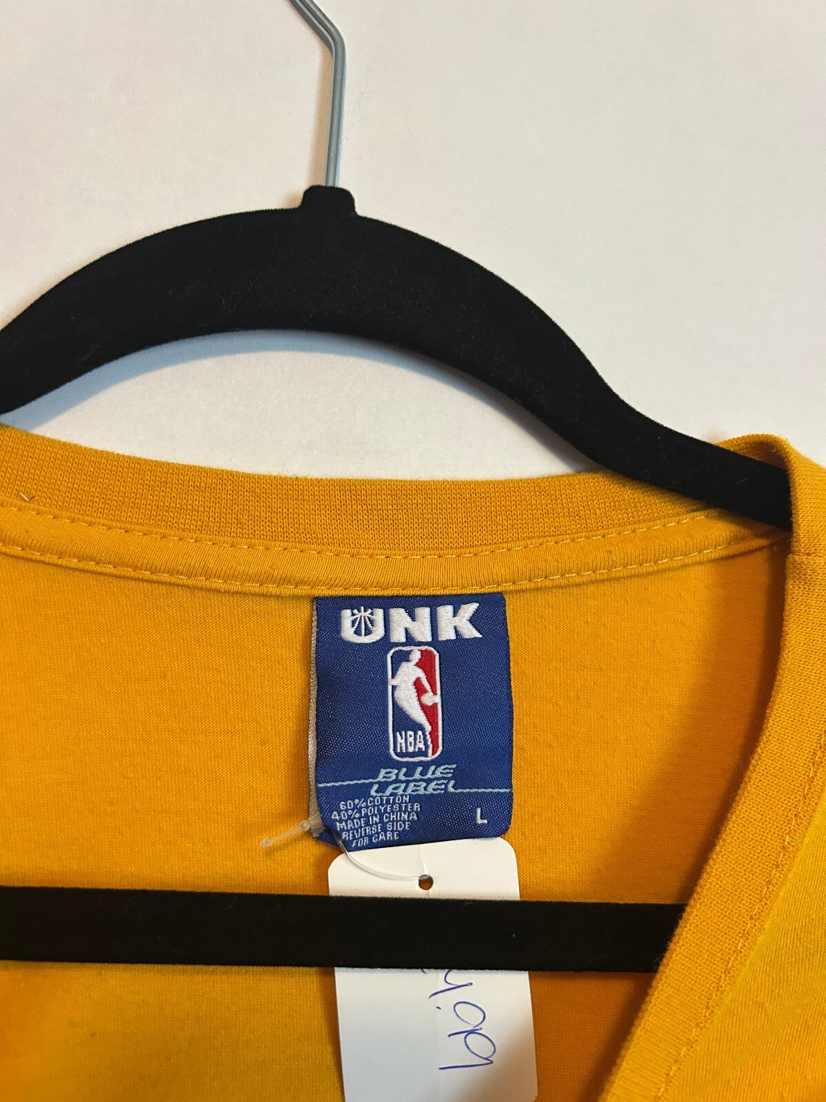 NBA Lakers Shoelace Design T-Shirt L
