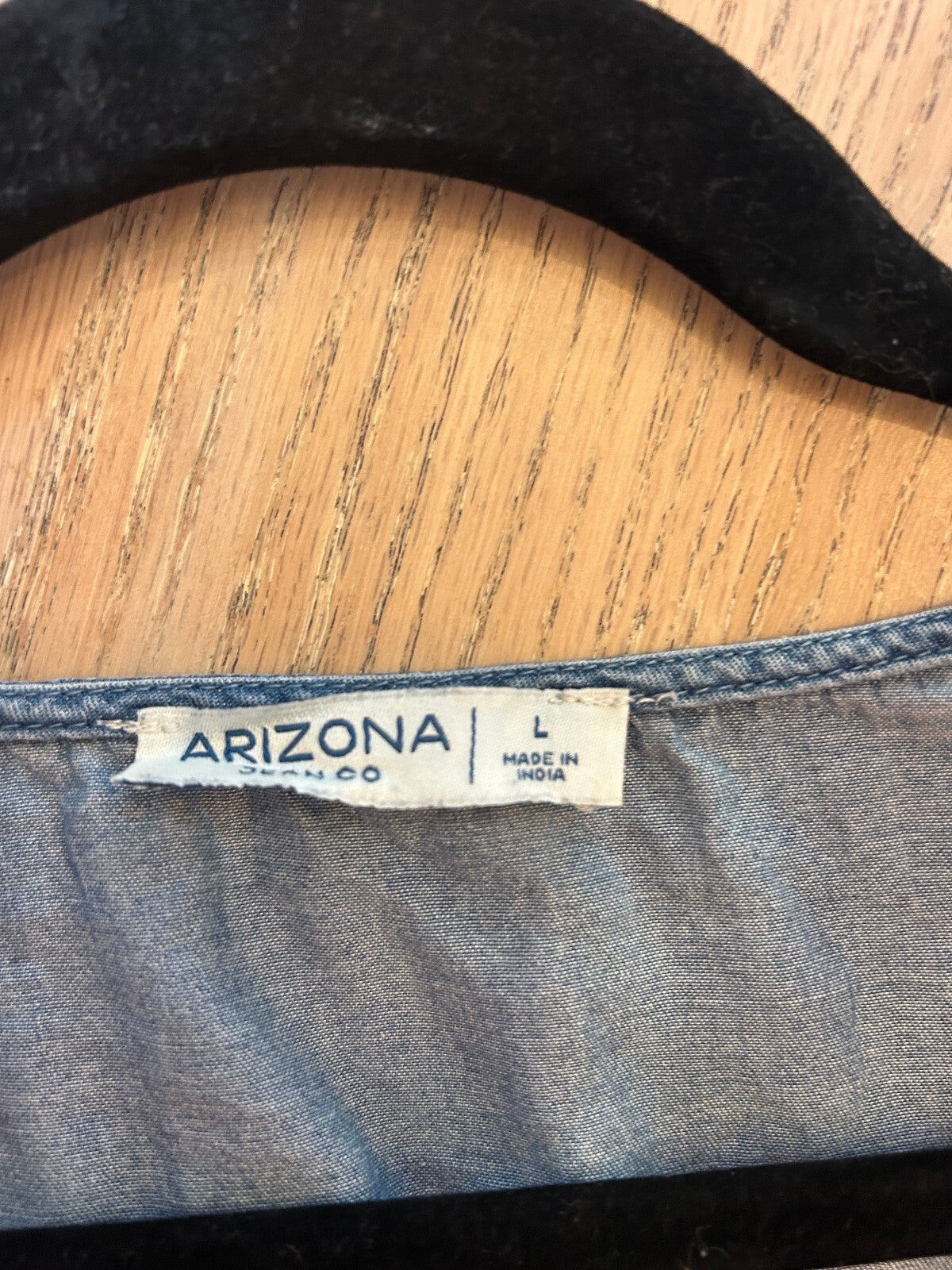 Arizona Denim Layered Top L