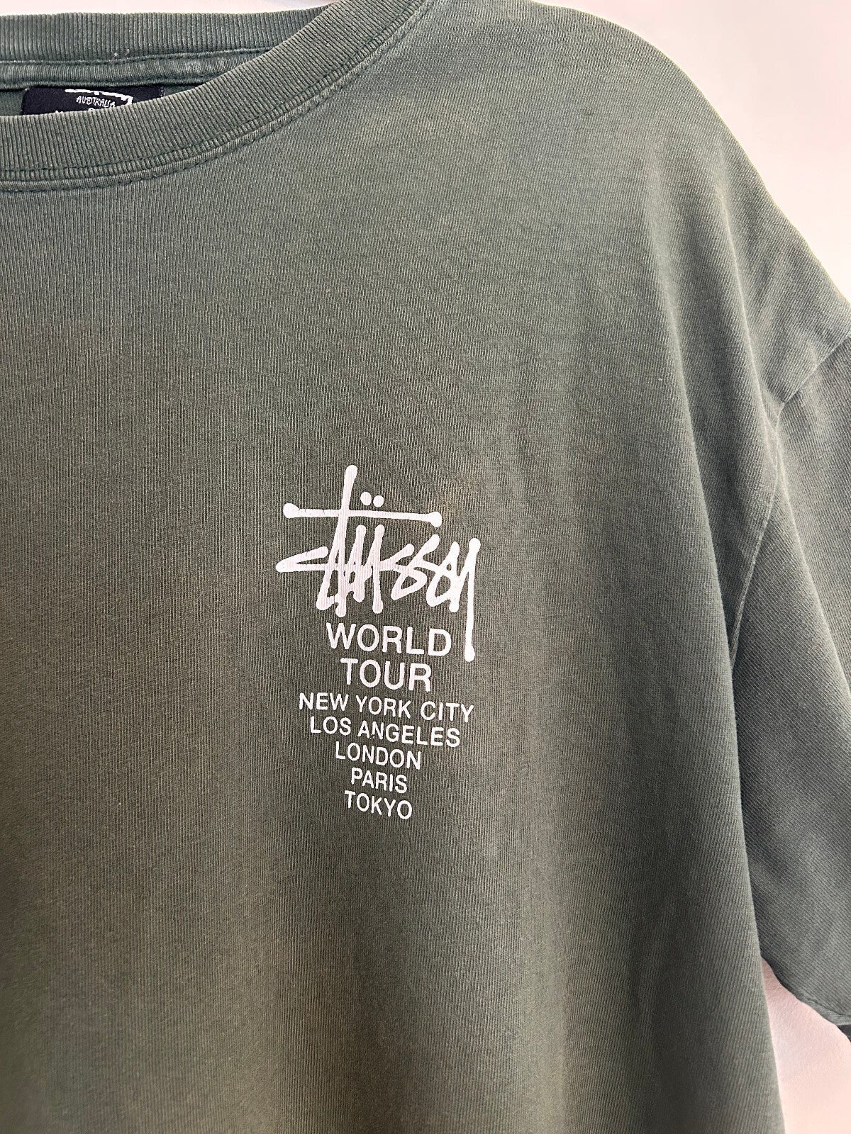Stussy Australia World Tour T-Shirt S