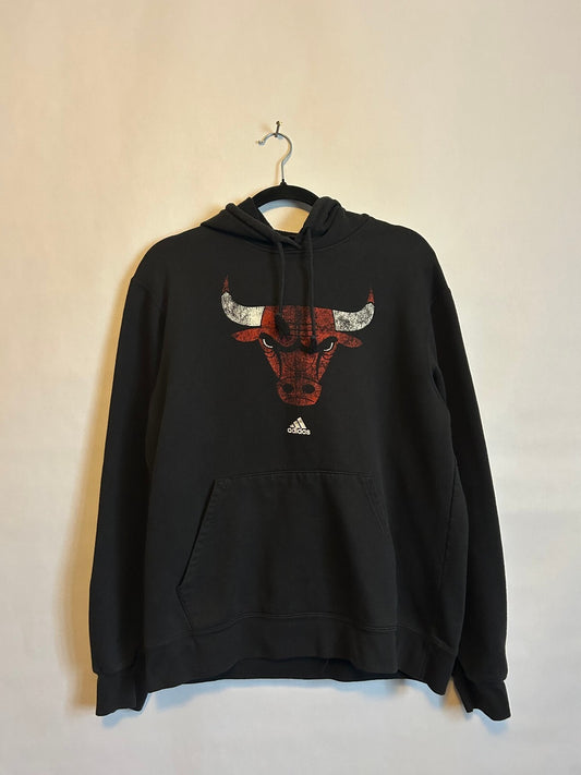 Adidas Chicago Bulls Black Hoodie M