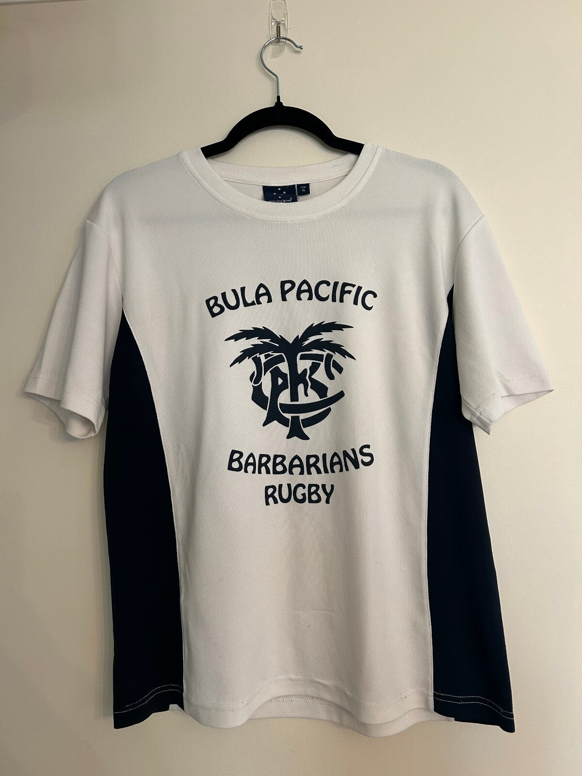 Fiji Winning Spirit Bula Pacific Barbarians Rugby Shirt S (oversized)