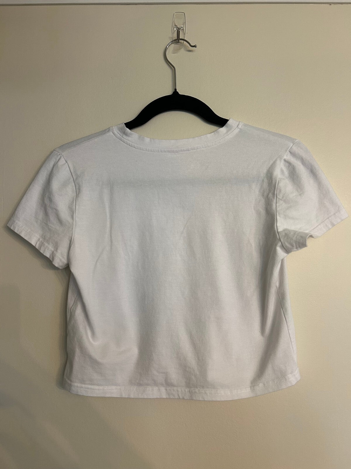 Italia Graphic Cropped Cotton T-Shirt S