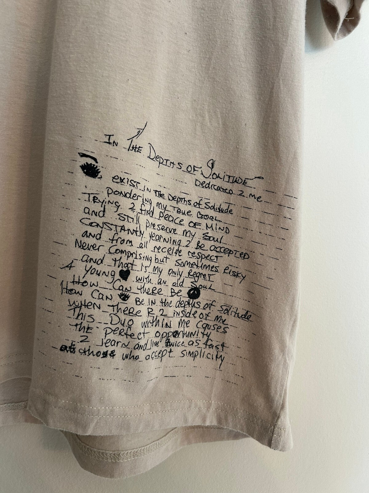 2Pac Lyrics T-Shirt XXL